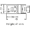 Connect. EV Forme BI 11mm 230V LED+RC M16x1.5