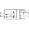 Connecteur EV Forme BI 11mm 0-230V 2P+T PG9
