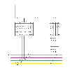 Connecteur de service, Nombre de pôles : 6, coloris : gris