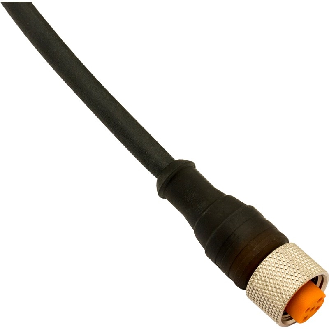 Connect.M12-F,5 poles-2m,PUR,Axial-Lire la description