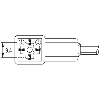 Connect. EV Forme CI 9,4mm 0-230V; PUR 3x0,75 Noir Cpc 1,5m