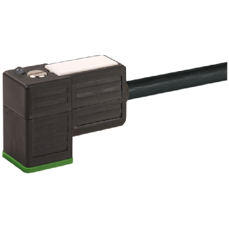 Connect. EV Forme CI 9,4mm 0-230V; PUR 3x0,75 Noir Cpc 1,5m-Lire la description