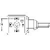 Connect. EV Forme A 18mm 0-230V; PVC 4x0,75 Noir 5m