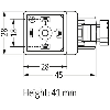 Connect. PR Forme A 18mm 0-230V LED PG9