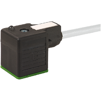 Connect. EV Forme A 18mm 0-230V; PVC 3x0,75 Gris 1,5m-Lire la description