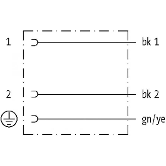 Connect. EV Forme B 10mm 0-230V; PUR 3x0,75 Noir Cpc 3m-Lire la description