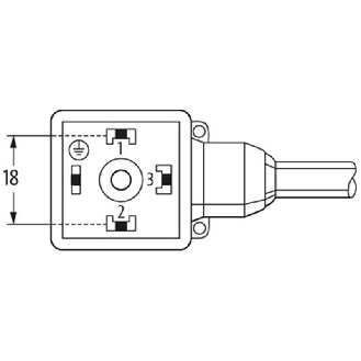 Connect. PR Forme A 18mm 0-230V; PVC 4x0,75 Gris 5m-Lire la description