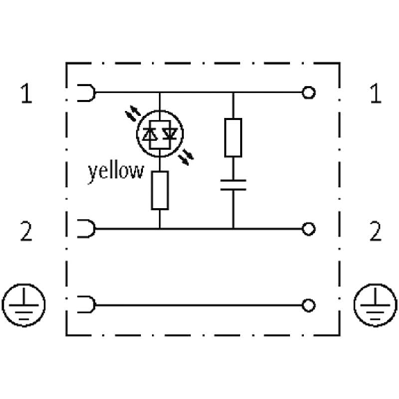 Connect. EV Forme A 18mm 24V LED+RC 2P+T PG9-Lire la description