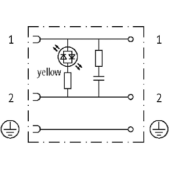 Connect. EV Forme A 18mm 24V LED+RC 2P+T PG9-Lire la description