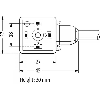 Connect. EV Forme A 18mm 24Vdc LED; PUR 5x0,75 Gris Cpc 5m
