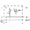 Connect. EV Forme A 18mm 230V LED+ATP; PUR 3x0,75 Gris Cpc 10m