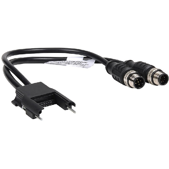 Connect. spé/M12 mâle 12p/M12 mâle 5p; PVC 0.2m SG EXTENDED MUTING RX-Lire la description