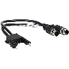 Connect. spé/M12 mâle 12p/M12 mâle 5p; PVC 0.2m SG EXTENDED MUTING RX