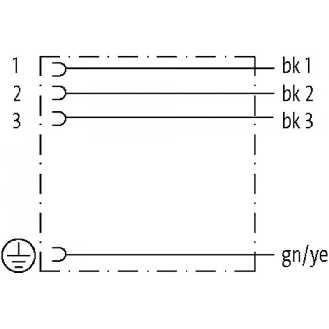 Connect. EV Forme A 18mm 0-230V; PUR (UL/CSA) 4x0,75 Gris Cpc 5m-Lire la description