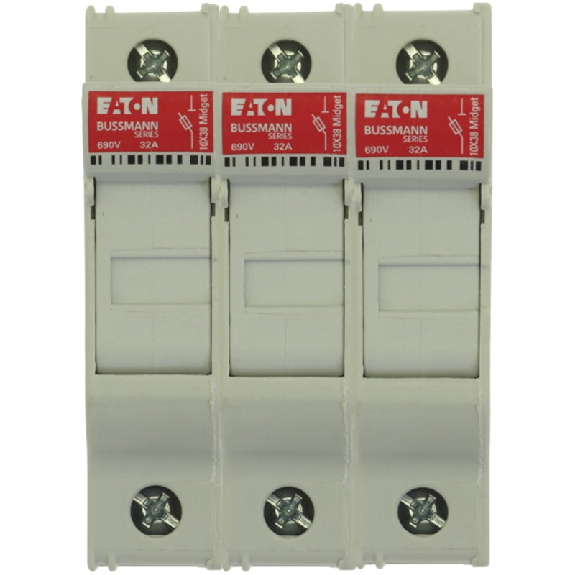 3Pole 30A 600V MFH For 10X38 Midget fuse-Lire la description