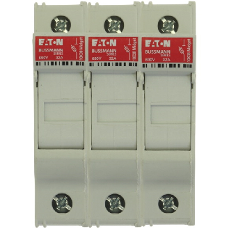 3Pole 30A 600V MFH For 10X38 Midget fuse-Lire la description