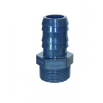Embout cannelé PVC ou PP DN32 pour tuyau souple-Lire la description