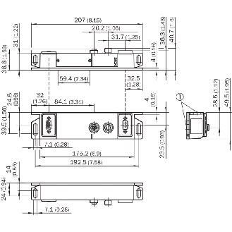 Passerelle Profibus DP 1x Sub-D 9pts compatible lecteur laser-Lire la description