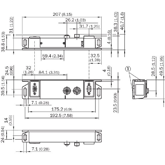 Passerelle Profibus DP 1x Sub-D 9pts compatible lecteur laser Passerelle Profibus DP 1x Sub-D 9pts compatible lecteur laser-Lire la description