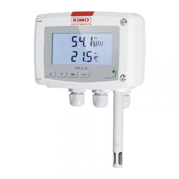 Capteur d'hygro et température 5 à 95 %HR et -20 à 80 °C, 24Vac/dc Capteur d'hygro et température 5 à 95 %HR et -20 à 80 °C, 24Vac/dc-Lire la description