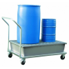 Chariot industriel avec bac de rétention 220 litres
