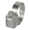Collier de fixation pour BMF, Ø11-19 mm, Acier inoxydable (1.4301)