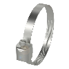 Collier de fixation pour BMF, Ø28-39 mm, Acier inoxydable (1.4301)