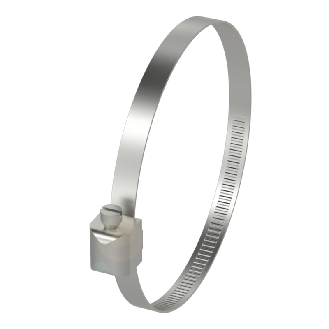 Collier de fixation pour BMF, Ø48-59 mm, Acier inoxydable (1.4301)-Lire la description