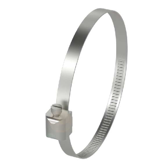 Collier de fixation pour BMF, Ø48-59 mm, Acier inoxydable (1.4301)-Lire la description