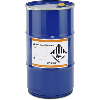 Fût batteries Lithium ADR 60L-Lire la description