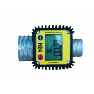 Compteur digital K24, en aluminium 7 à 120 l/min (montage en entrée de pistolet)-Lire la description
