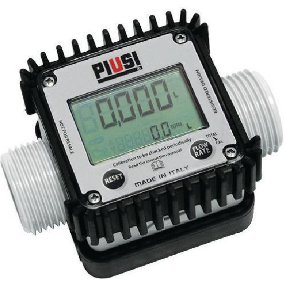 Compteur digital pour AdBlue® avec sortie impulsions (25 pulsations par litre), débit 5 à 90 l/min-Lire la description
