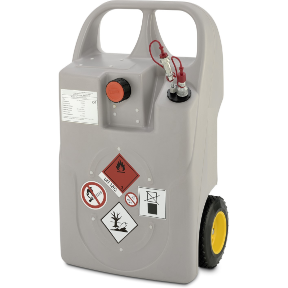 Caddy gasoil 60 l Générateur (2 raccords rapides 3/8" - 1 aller et 1 retour) Caddy gasoil 60 l Générateur (2 raccords rapides 3/8" - 1 aller et 1 retour)-Lire la description
