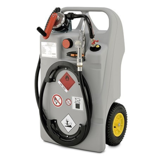 Caddy transport Ravitailleur gasoil 100 l, pompe manuelle, pistolet simple-Lire la description