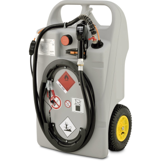 Caddy transport Ravitailleur gasoil 100 l, pompe 12 V, pistolet automatique-Lire la description