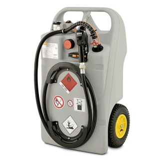 Caddy transport Ravitailleur gasoil 100 l, pompe 12 V, batterie et chargeur-Lire la description
