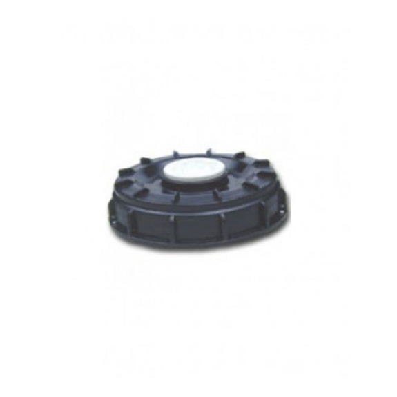 Couvercle IBC Ø 150 mm avec taraudage 2'' pour insert pompe électrique-Lire la description