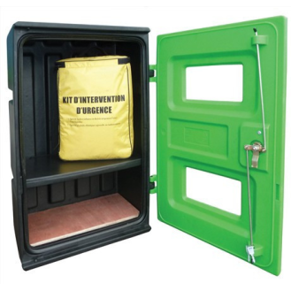 Armoire premiers secours en polyéthylène-Lire la description