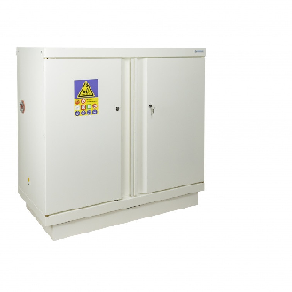 Armoire coupe-feu basse F105 battery safe 2 portes prééquipée-Lire la description