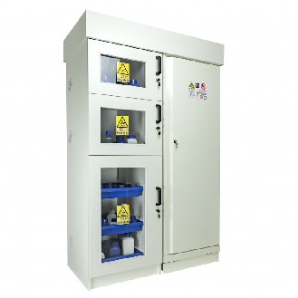 Armoire coupe-feu multirisques 4 compartiments 60 minutes-Lire la description