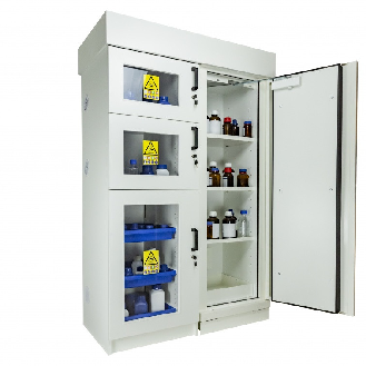 Armoire coupe-feu multirisques 4 compartiments 60 minutes-Lire la description