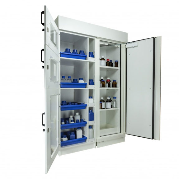 Armoire coupe-feu multirisques 4 compartiments 60 minutes-Lire la description