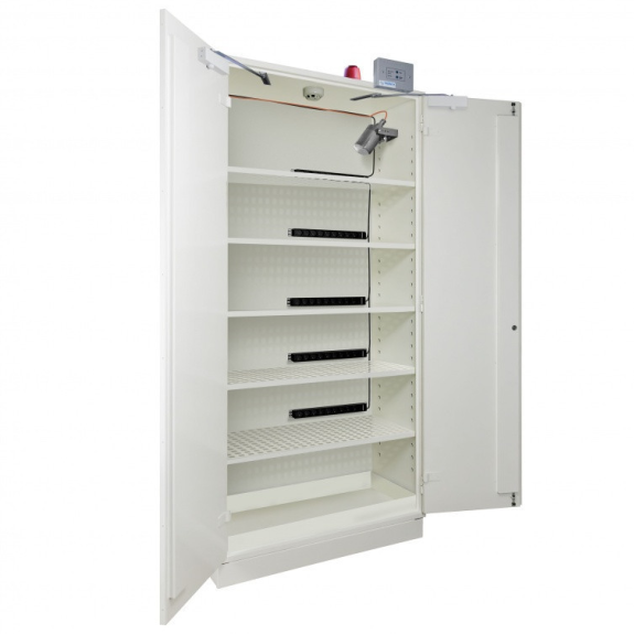 Armoire ignifugée haute 2 portes à équiper profondeur 45 cms Armoire ignifugée haute 2 portes à équiper profondeur 45 cms-Lire la description