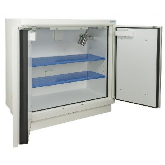 Armoire coupe-feu basse F105 battery safe 2 portes à équiper-Lire la description