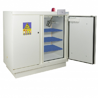 Armoire coupe-feu basse F105 battery safe 2 portes à équiper-Lire la description