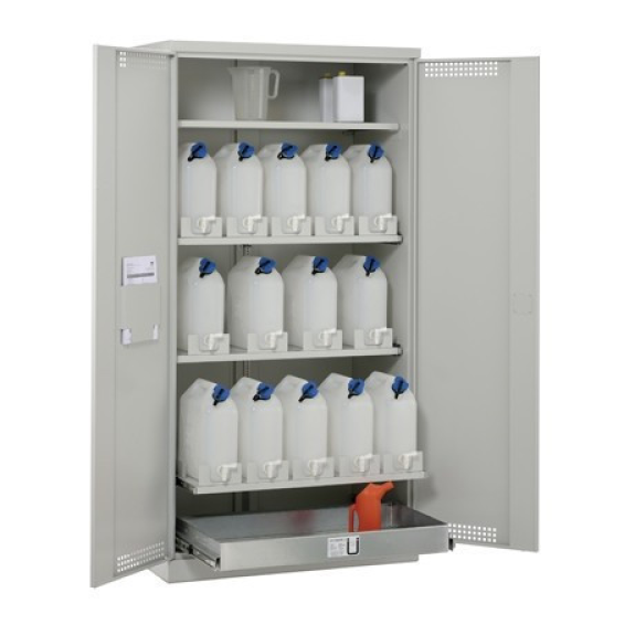 Armoire de stockage pour huiles et lubrifiants Armoire de stockage pour huiles et lubrifiants-Lire la description