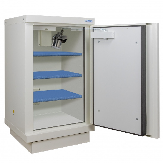 Armoire coupe-feu basse F105 batterySafe 1 porte à équiper-Lire la description