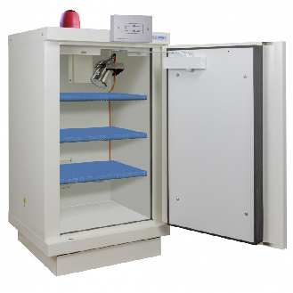 Armoire coupe-feu basse F105 batterySafe 1 porte à équiper-Lire la description