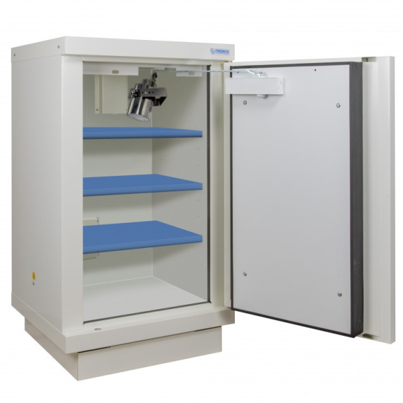 Armoire coupe-feu basse F105 batterySafe 1 porte à équiper-Lire la description
