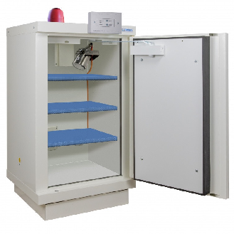 Armoire équipée coupe-feu basse F105 batterySafe 1 porte-Lire la description